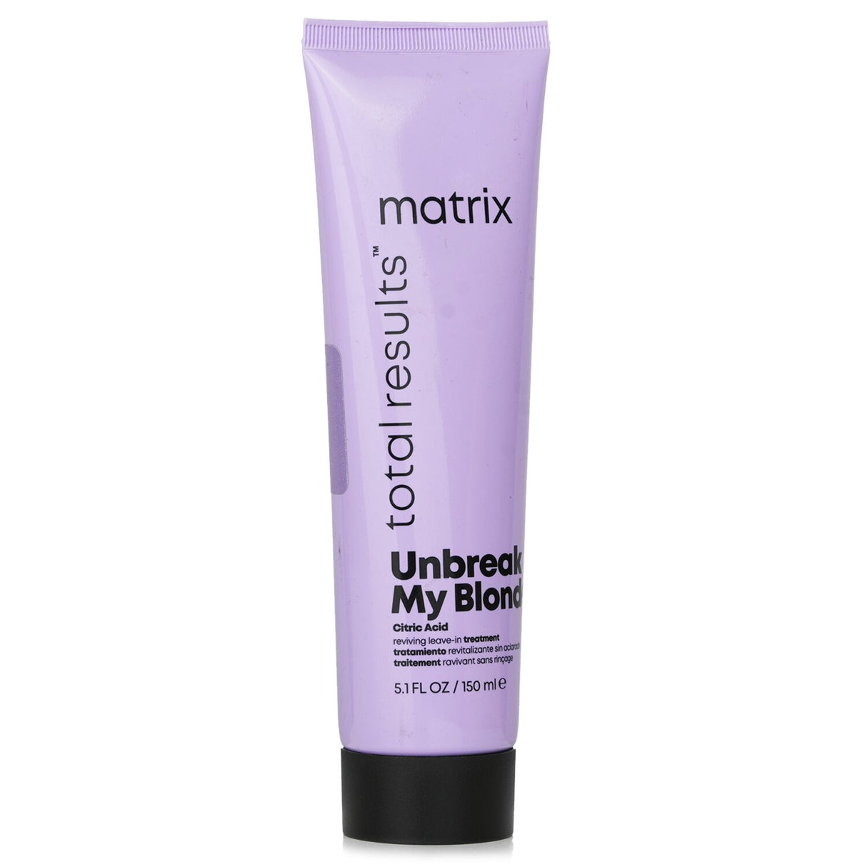 Matrix Total Results Unbreak My Blonde Leave-In Treatment, 150ml, revitalizes bleached hair, making it stronger, soft, and shiny.