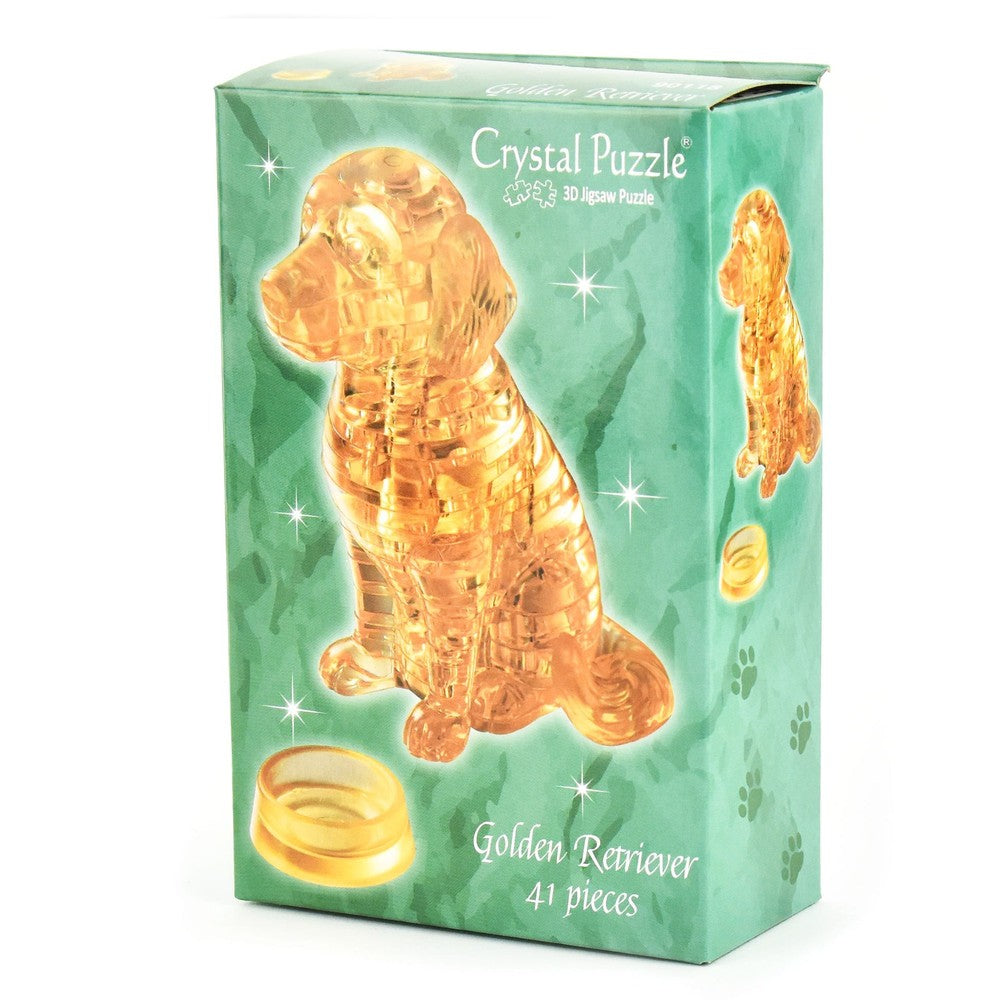 3D Golden Retriever Crystal Pz - Jigsaw Puzzle