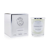 Sleek glass-containered Nicolai scented candle in Verbena Vera, offering 50 hours of soothing natural fragrance.