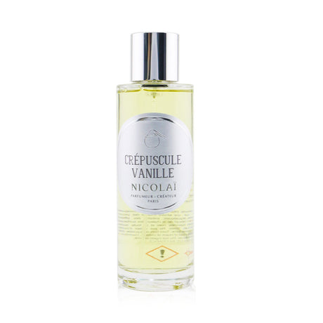 Nicolai Crepuscule Vanille room spray in a 100ml bottle, featuring warm vanilla and twilight notes for a calming atmosphere.
