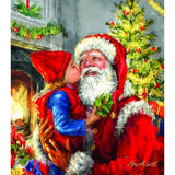 Puzzle - Sunsout - Kissing Santa 500Pc