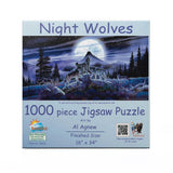Puzzle - Sunsout - Night Wolves 1000Pc