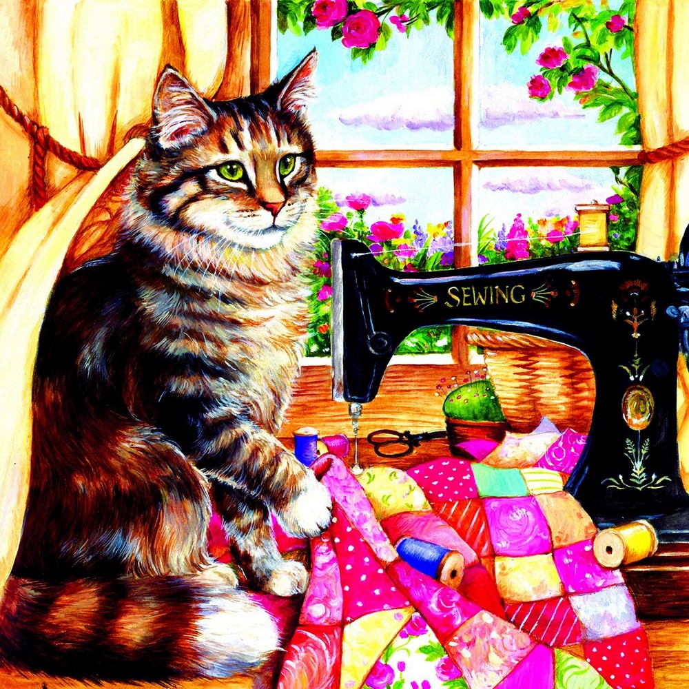 Puzzle - Sunsout - The Seamstress 1000Pc
