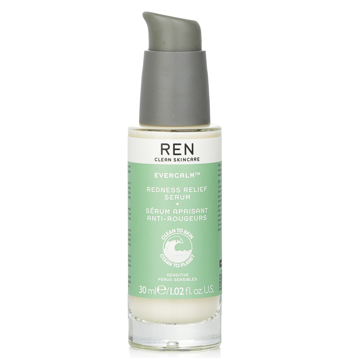 Ren - Evercalm Redness Relief Serum (For Sensitive Skin)  - 30ml/1.02oz