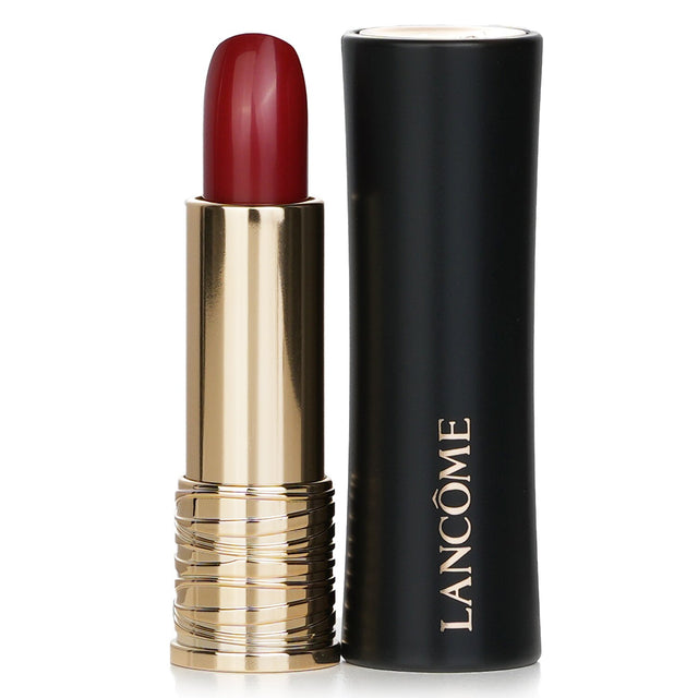 Luxurious Lancome L'Absolu Rouge Cream Lipstick #148 Bisou Bisou, creamy texture, vibrant color, long-lasting hydration.