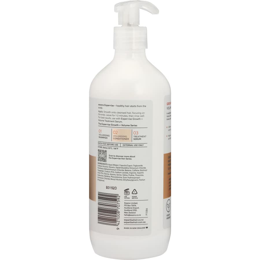 Essano Expertise Conditioner Growth & Volume Pump 600mL