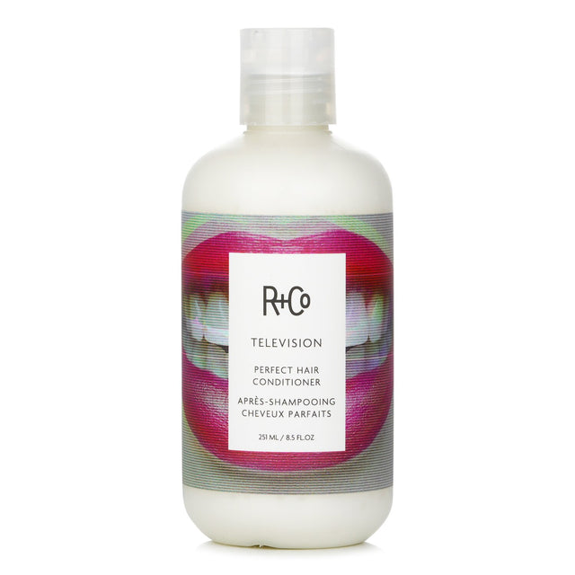 Image of R+Co Television Perfect Hair Conditioner, 251ml, featuring nourishing ingredients for moisturized, shiny, and healthy hair.