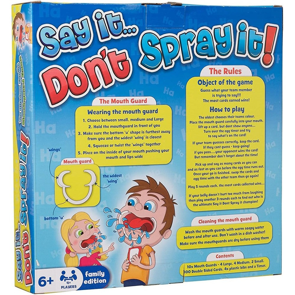 Say It...Don'T Spray It!