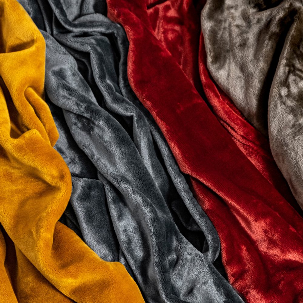 DreamTicket Fleece Blanket Pewter - Queen/King/SuperKing