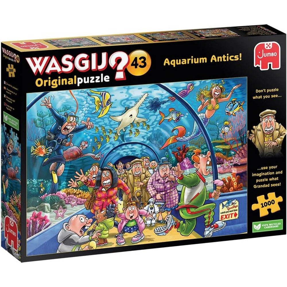 Holdson - Wasgij? - Original - #43 - Aquarium Antics 1000 Piece - Jigsaw Puzzle
