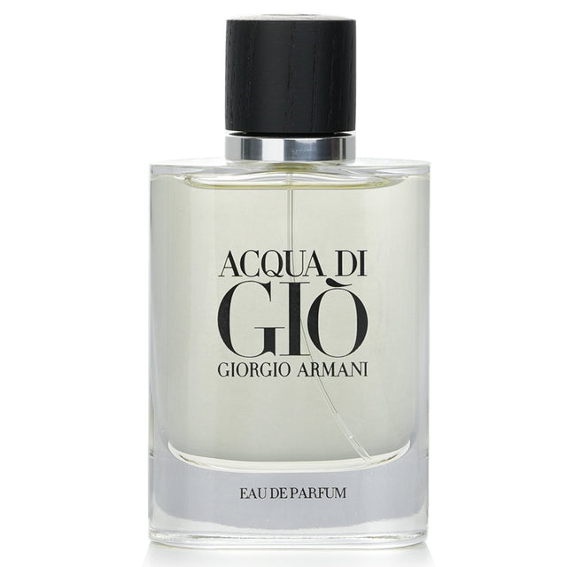 Giorgio Armani Acqua Di Gio 75ml refillable spray, an aromatic aquatic fragrance for men with woody and uplifting notes.