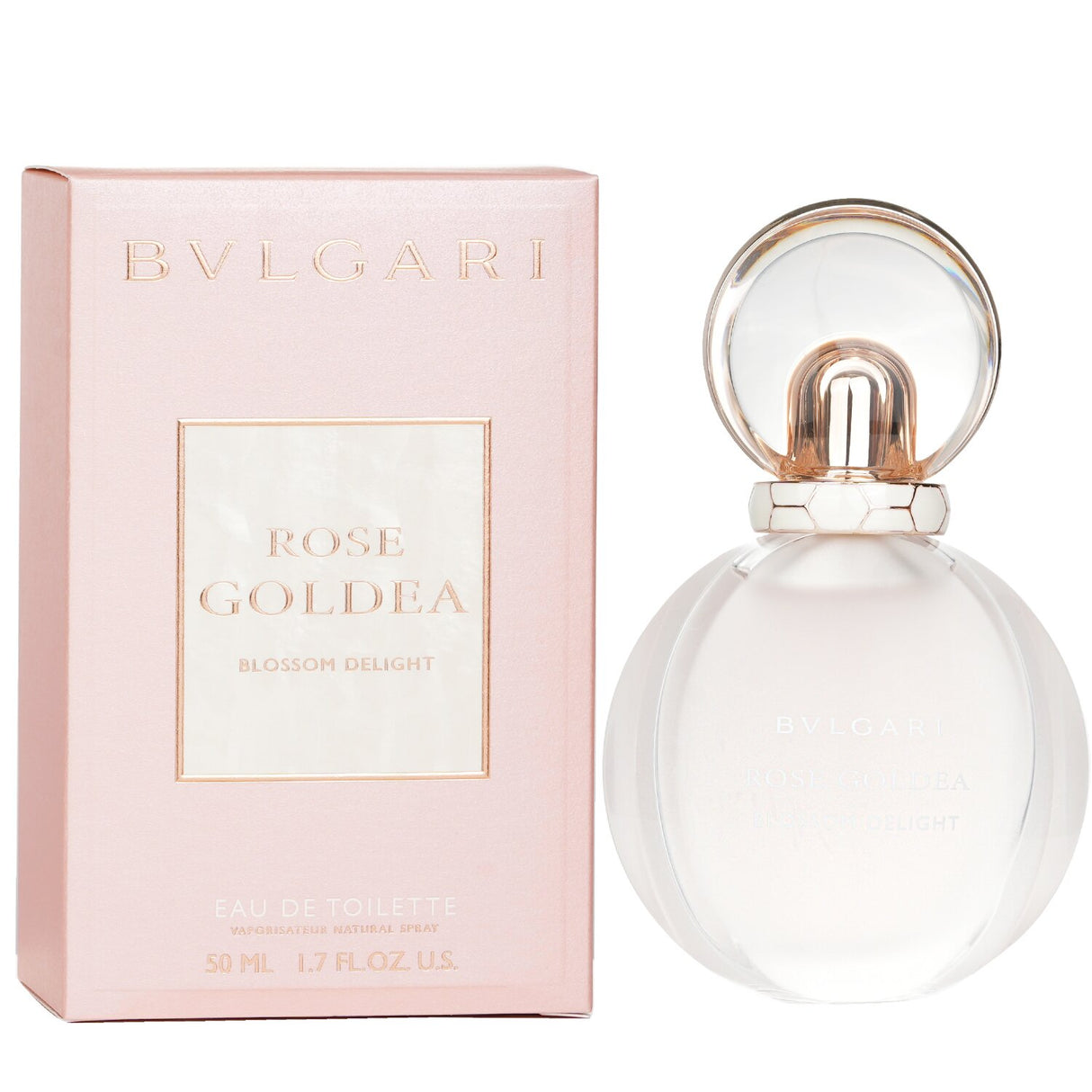 Bvlgari Rose Goldea Blossom Delight 50ml, a floral fragrance with notes of grapefruit, rose, and white musk for modern women.