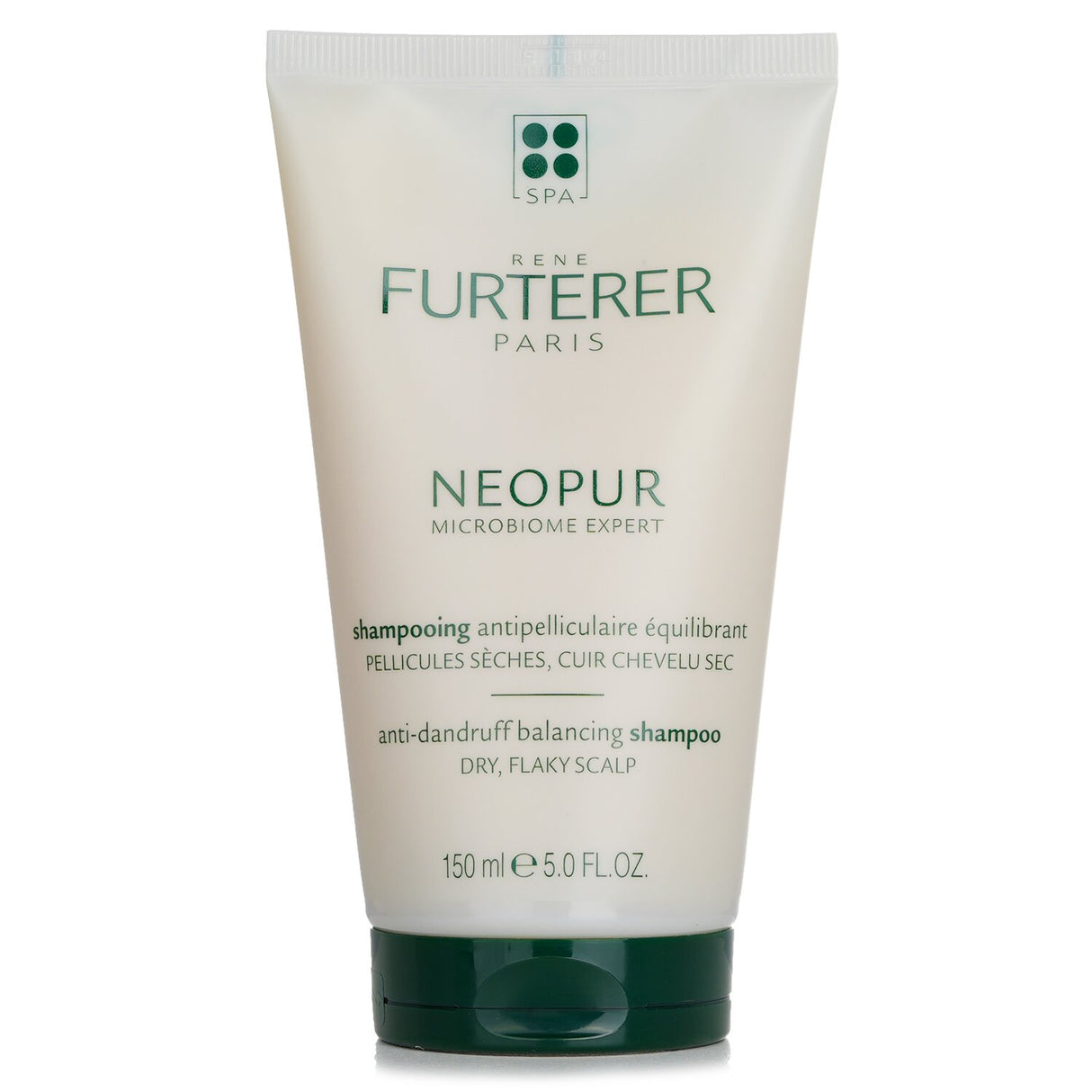 Rene Furterer Neopur Anti-Dandruff Shampoo: soothing, moisturizing formula for dry, flaking scalp with Wild Ginger and Celery Extract.