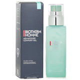 Biotherm Homme Aquapower Comfort Gel in a 75ml size, designed for men’s dry skin with fast-absorbing water-gel hydration.