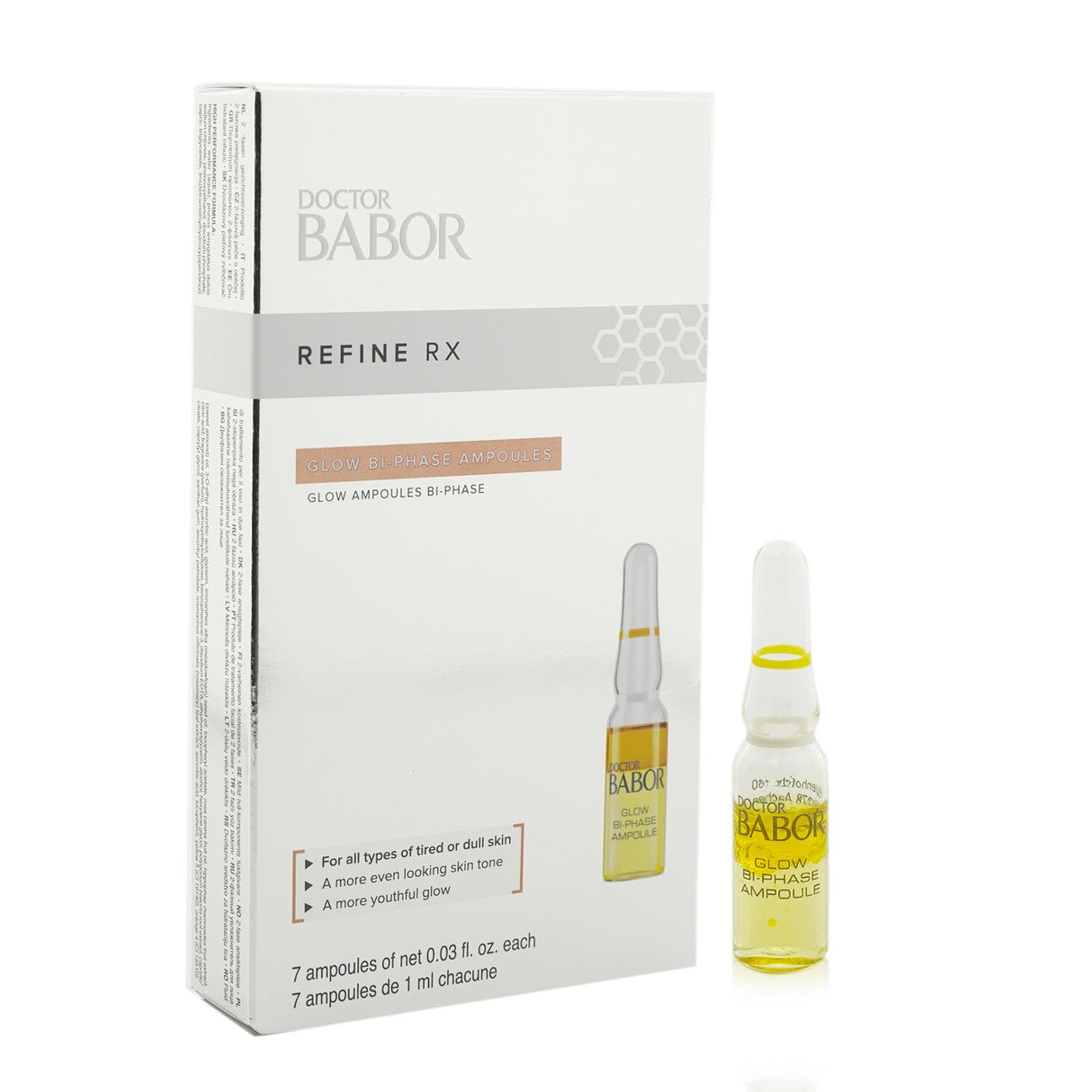 Babor - Doctor Babor Refine Rx Glow Bi-Phase Ampoules  - 7x1ml/0.03oz