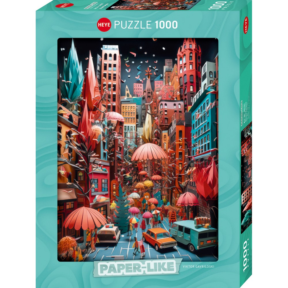 Heye - Gavriloski; Paper-Like, Street Canyon 1000 Piece - Jigsaw Puzzle