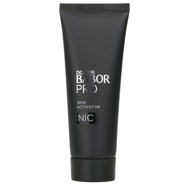 Energizing Babor Doctor Pro NIC Skin Activator Mask with Vitamin B3, revitalizing skin and enhancing radiance in 75ml.