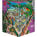 Puzzle - Heye - Triangular Box - Herold; Beauty Centre 1000pc
