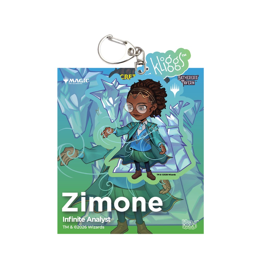 Gatherers Tavern - Keychain - Secrets of Strixhaven - Zimone Kliggs - Figure