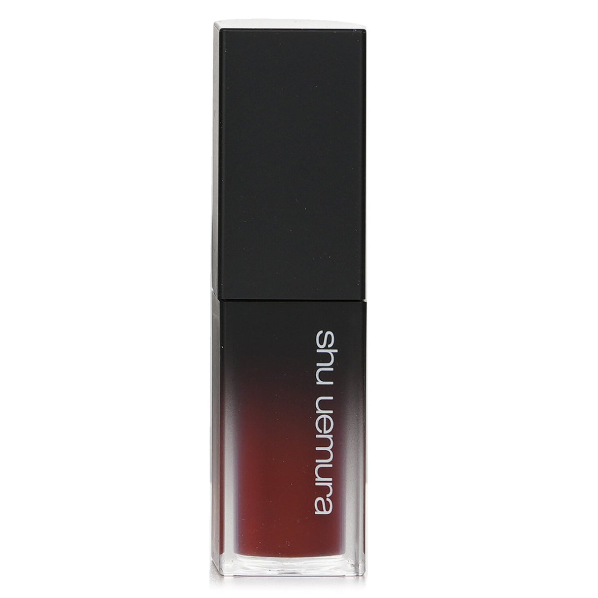 Shu Uemura Rouge Unlimited Liquid Matte # M RD 03, a weightless lipstick offering long-lasting bold color and precise application.