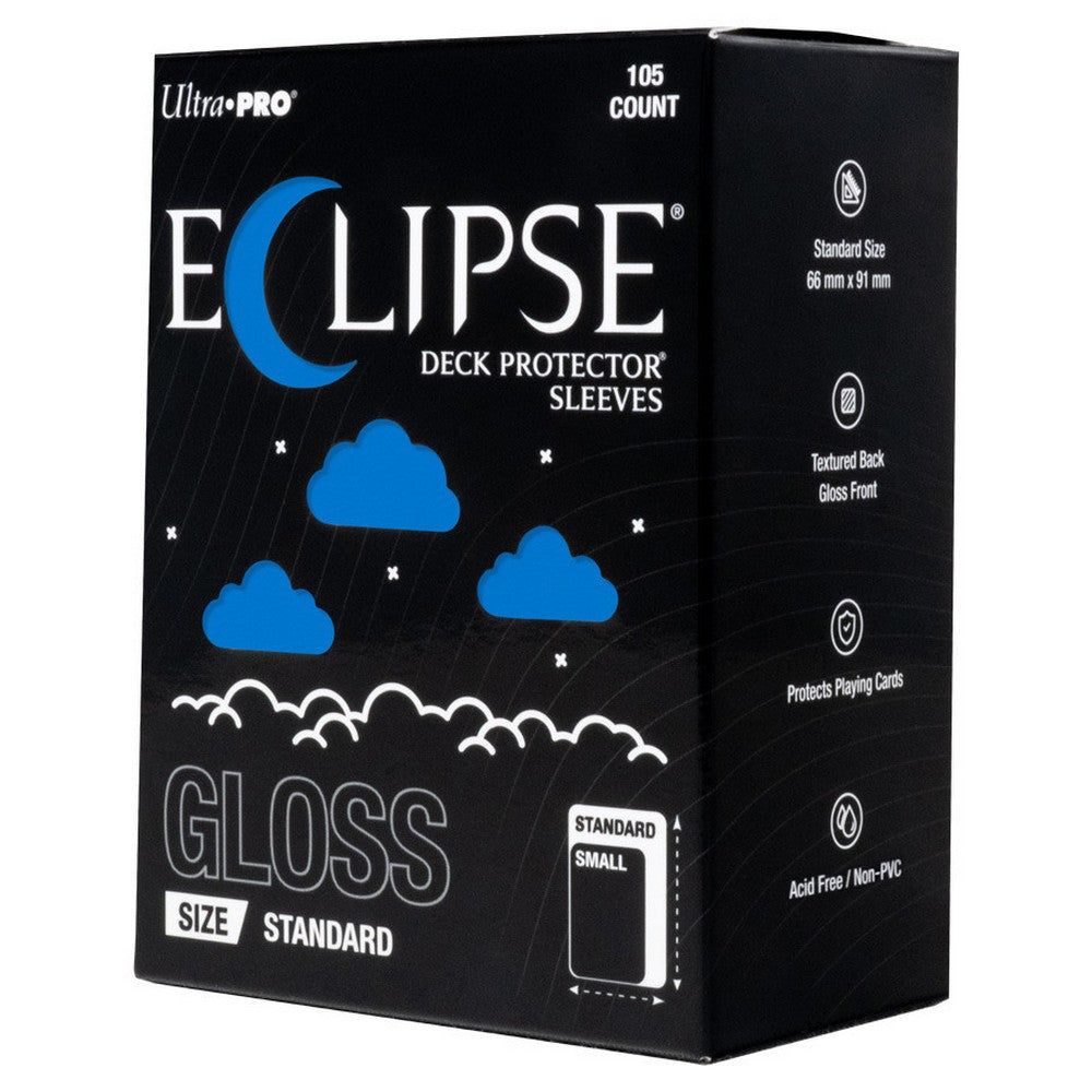 Ultra Pro: UP16702 ECLIPSE Gloss Standard DECK PROTECTOR Sleeves: Pacific Blue