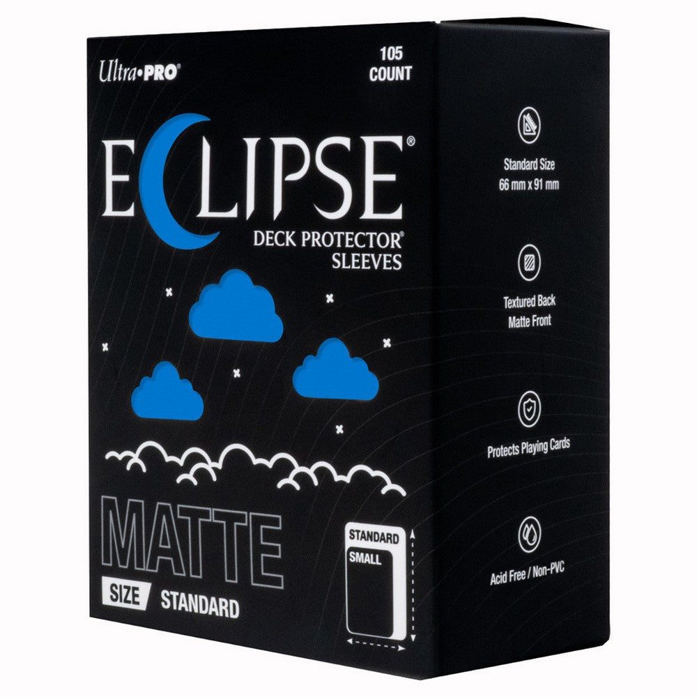 Ultra Pro: UP16682 ECLIPSE Matte Standard DECK PROTECTOR Sleeves: Pacific Blue
