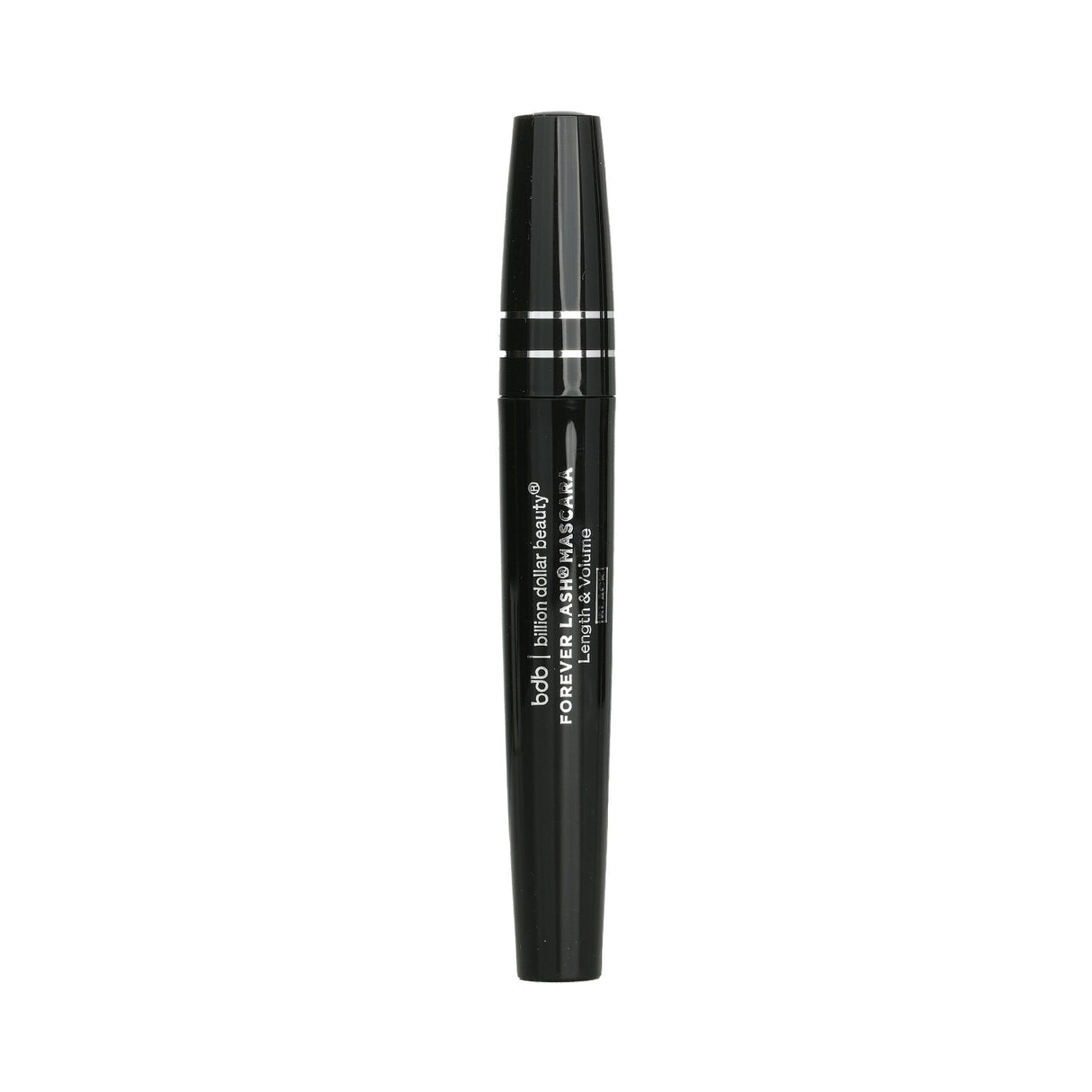 Billion Dollar Brows Forever Lash Mascara in Black, 4.5ml, offers lengthening, volumizing, and waterproof wear with a unique silicone wand.