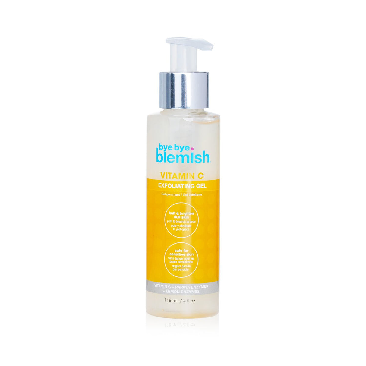 Vitamin C Exfoliating Gel in a 118ml bottle, promoting a radiant complexion and even skin tone for all skin types.