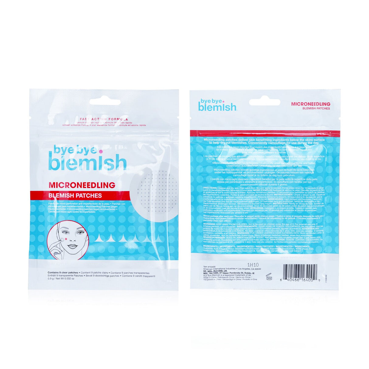 Microneedling acne patches, transparent design with Salicylic Acid and Tea Tree Oil, treating stubborn blemishes discreetly.