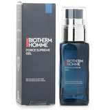Biotherm Homme Force Supreme Gel in 50ml, a revitalizing, non-sticky facial treatment for men's youthful skin.