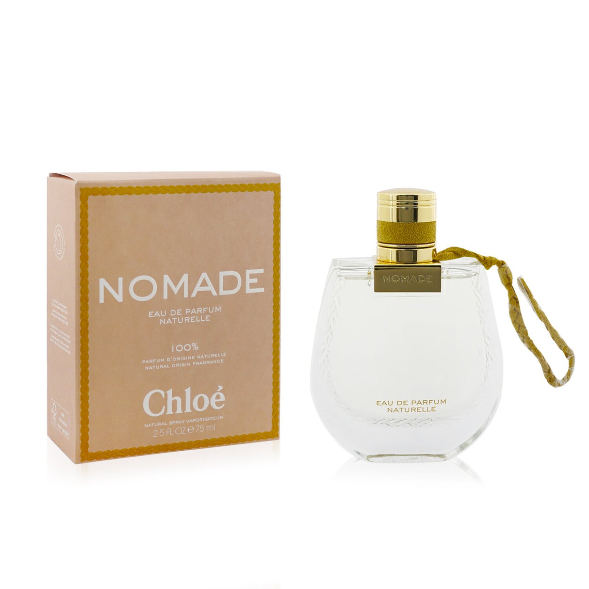 Chloe Nomade Naturelle Eau De Parfum Spray, 75ml – an amber floral scent with sweet notes and elegant floral heart.