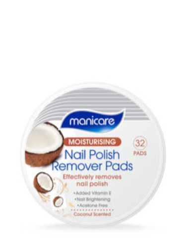 Manicare Nail Polish Remover Pads Coconut 32 pads