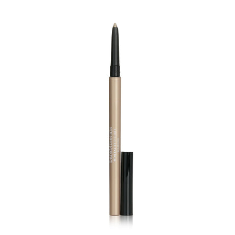 Vegan, waterproof BareMinerals eyeliner in #Diamond; rich color, creamy texture, eco-friendly packaging, dermatologically tested.