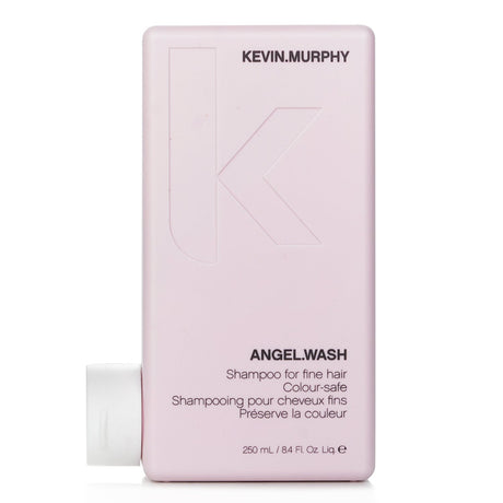 Luxurious Kevin.Murphy Angel.Wash Shampoo for fine hair, boosts volume, color-safe, sulfate-free, enriched with green tea and lavender.