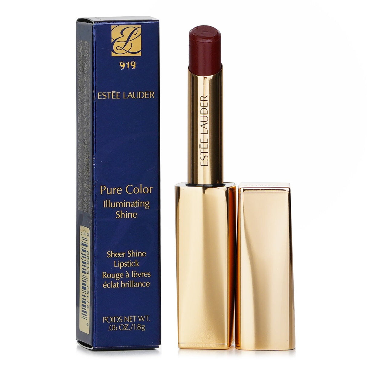 Estee Lauder #919 Fantastical lipstick features a sheer, hydrating formula that glides on smoothly for vibrant, radiant lips.