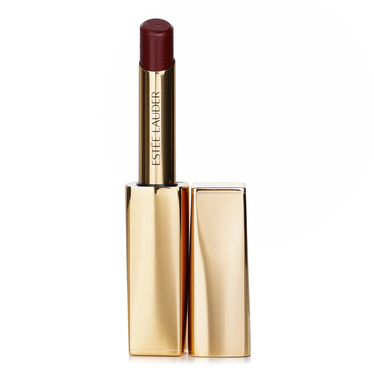 Estee Lauder's #919 Fantastical Lipstick featuring a sheer finish, vibrant color, and hydrating formula for smooth, radiant lips.