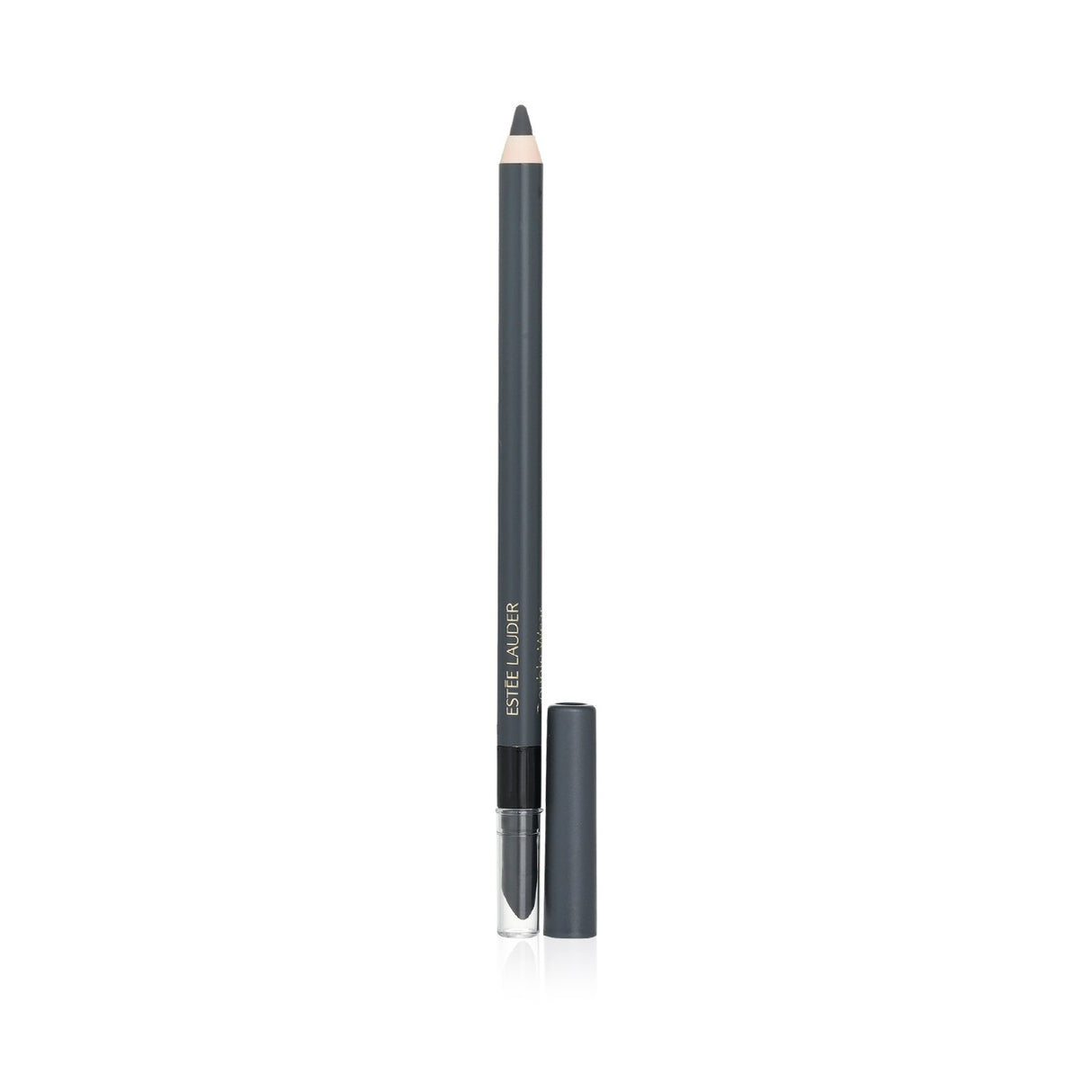 Waterproof gel eye pencil in #05 Smoke with smudger tip, offering 24-hour intense color and precise definition.