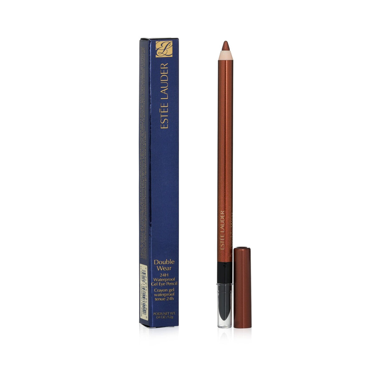 Waterproof gel eye pencil in #11 Bronze for rich color, smooth application, and 24-hour long-lasting wear with a smudger tip.