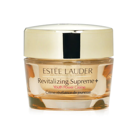 Estee Lauder Revitalizing Supreme + Youth Power Creme in 30ml, an anti-aging cream for all skin types with Moringa and 72-hour hydration.