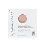 Mineral foundation refill in Suntan shade, SPF 20, offers natural coverage and UVA/B protection in a refillable compact.