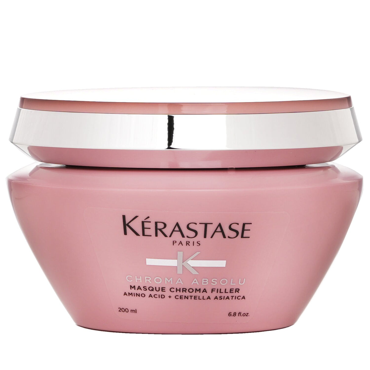 Kerastase Chroma Absolu Masque for damaged color-treated hair, hydrates, strengthens, and enhances shine for vibrant results.