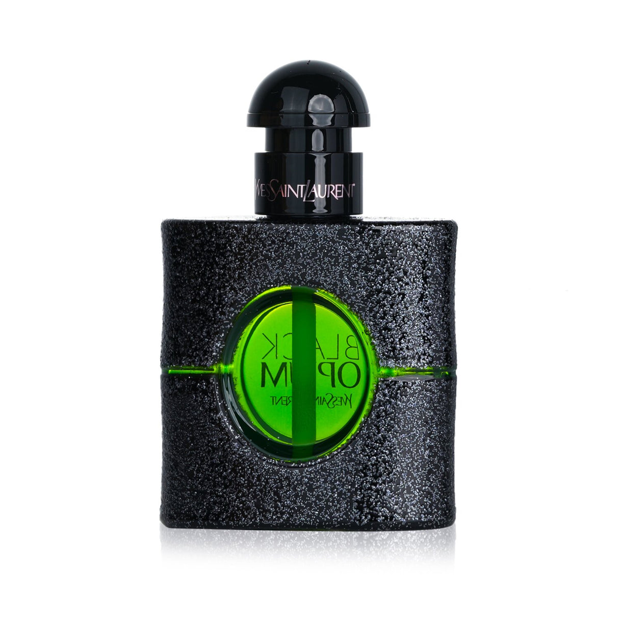 Yves Saint Laurent Black Opium Illicit Green Eau De Parfum in a stunning bottle, featuring vibrant gourmand notes for chic women.