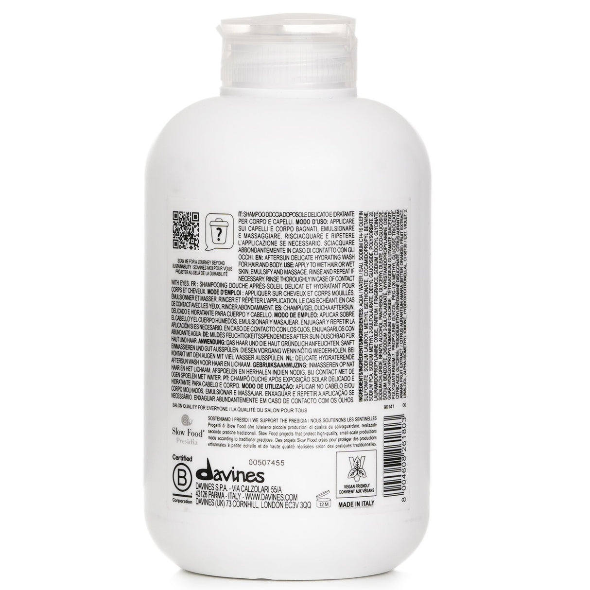 Davines SU Hair & Body Wash 250ml/8.45oz