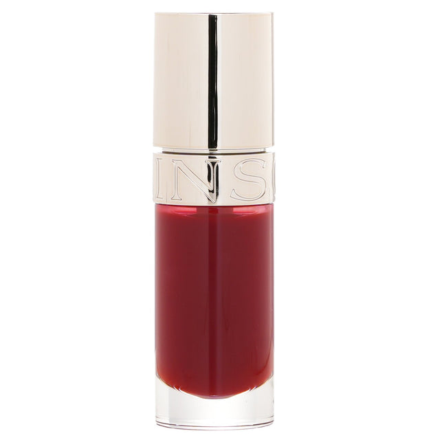 Clarins Lip Comfort Oil #03 Cherry 7ml, a nourishing, weightless lip oil for glossy, hydrated, and vibrant lips.