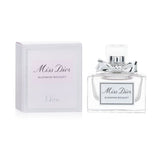 Christian Dior Miss Dior Blooming Bouquet Eau De Toilette in a 5ml spray, featuring floral notes of bergamot, rose, and peony.