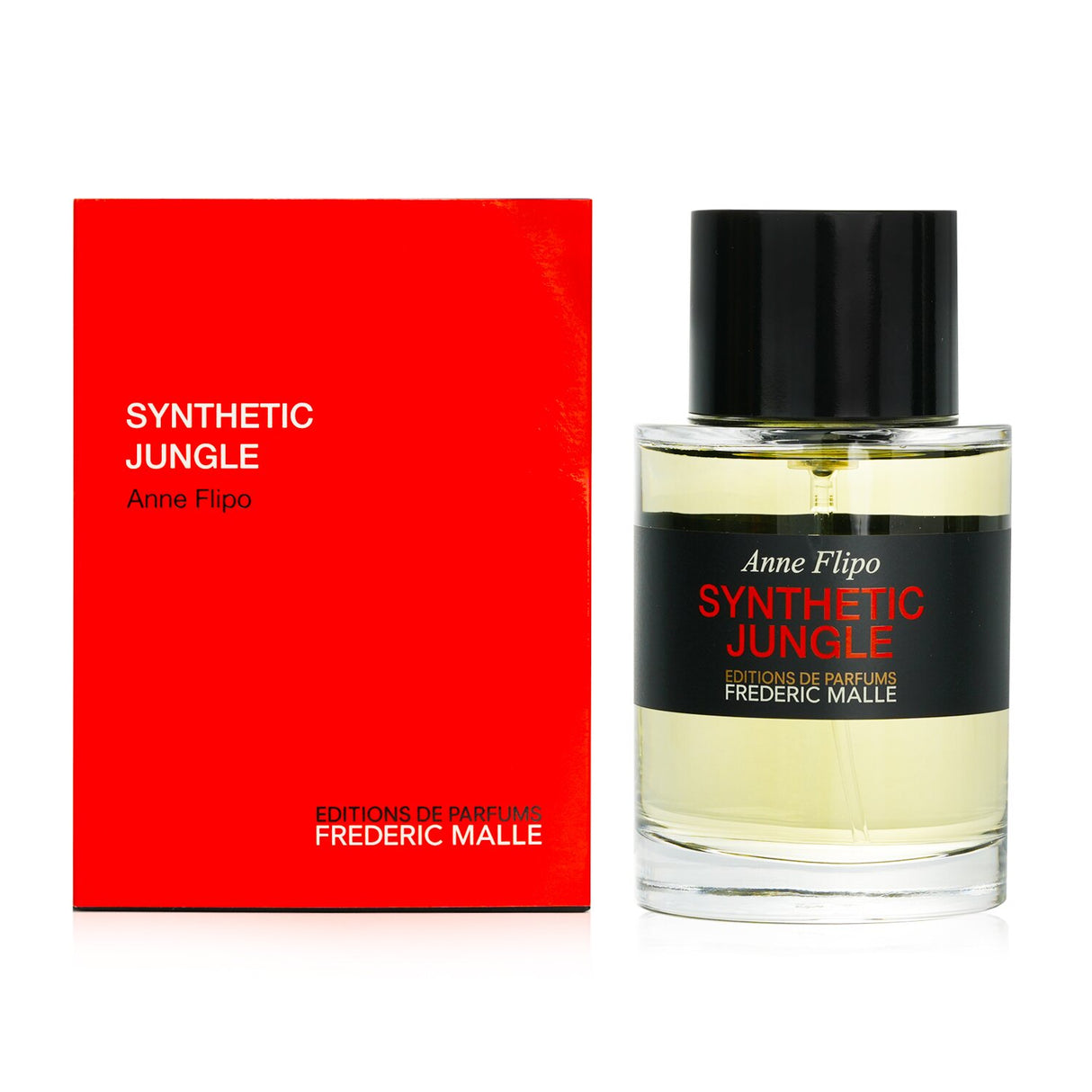 Frederic Malle Synthetic Jungle Eau De Parfum 100ml showcases a fresh chypre scent with notes of basil, jasmine, and patchouli.