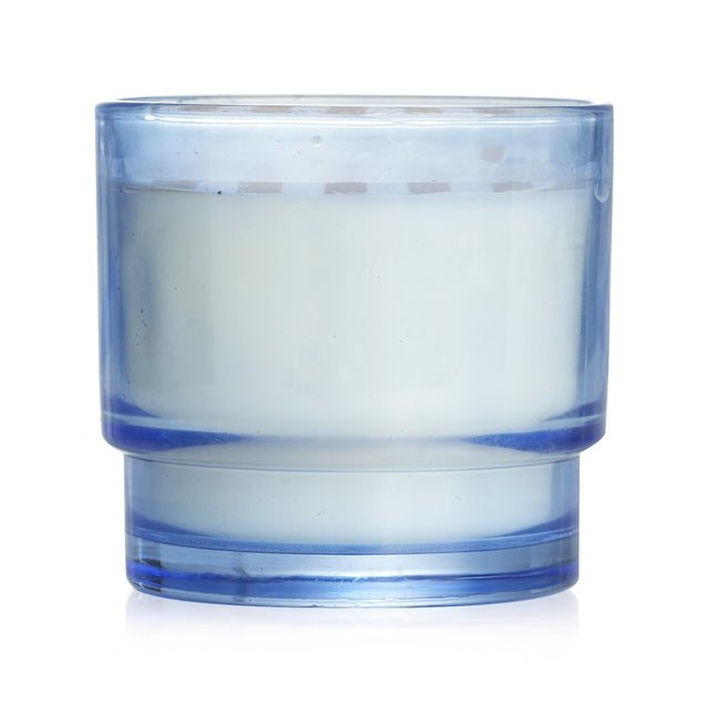 Paddywax Al Fresco Candle in Rosemary + Sea Salt, 198g, featuring a reusable tinted glass vessel for elegant decor.