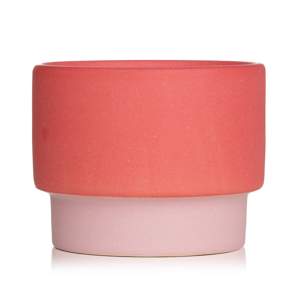 Colorful Paddywax ceramic candle in Sparkling Grapefruit scent, hand-poured with durable soy wax, ideal for home decor.
