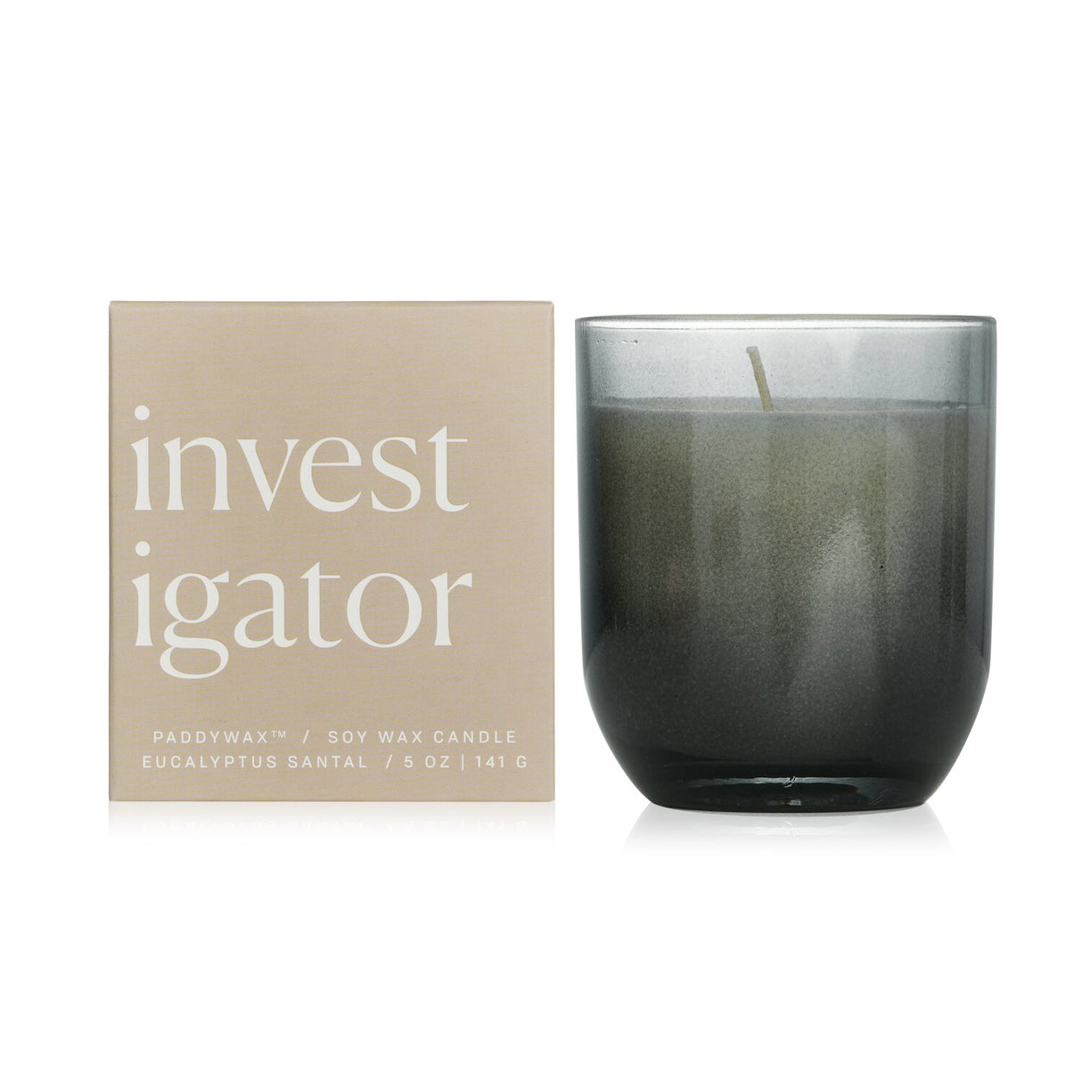 Paddywax Enneagram candle in ombre glass, inspired by the Investigator personality, for serene ambiance and 42-hour burn.
