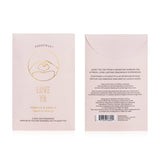 Paddywax Love Ya car fragrance 2-pack with elegant designs, vegan ingredients, and convenient hanging elastics for a fresh drive.